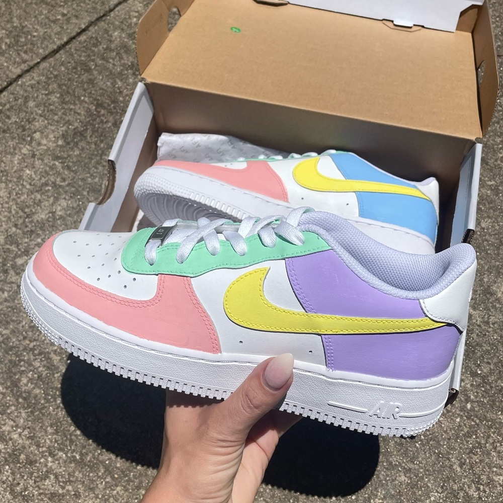 Custom Painted Nike Air Force 1 LE